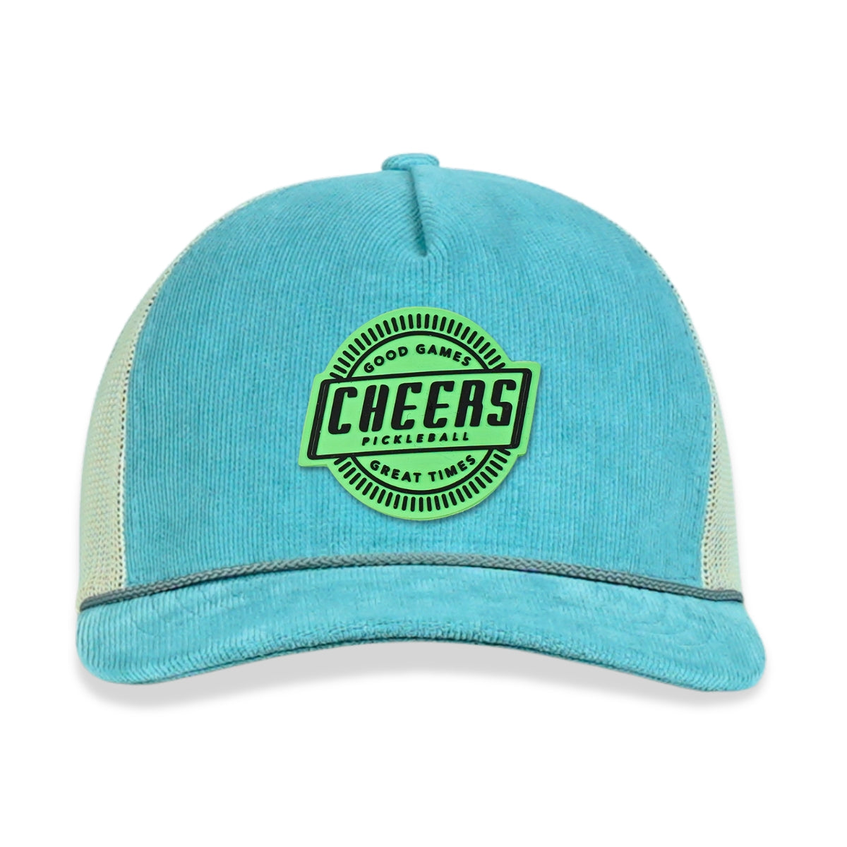 Good Game, Green | Off-Court 5-Panel Corduroy Rope Hat