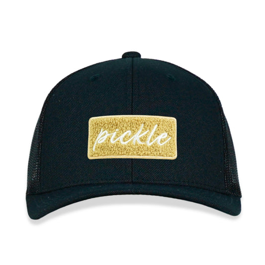 Varsity in Tan | Classic Trucker Hat