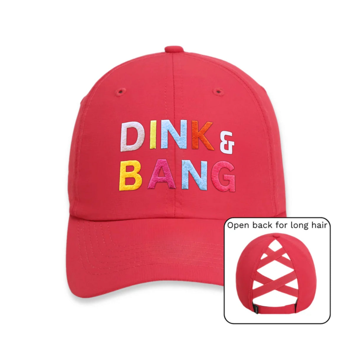 Add a great look and comfort with the Cheers Pickleball Performance Dad Ponytail Hat, perfect for outdoor activities and all-day wear