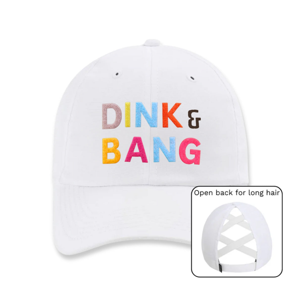 Add a great look and comfort with the Cheers Pickleball Performance Dad Ponytail Hat, perfect for outdoor activities and all-day wear