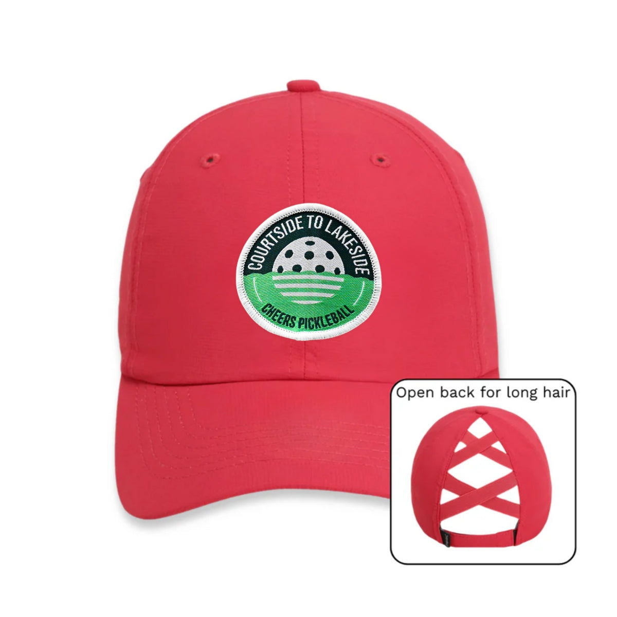 Evergreen Ponytail Pickleball Hat | Courtside to Lakeside