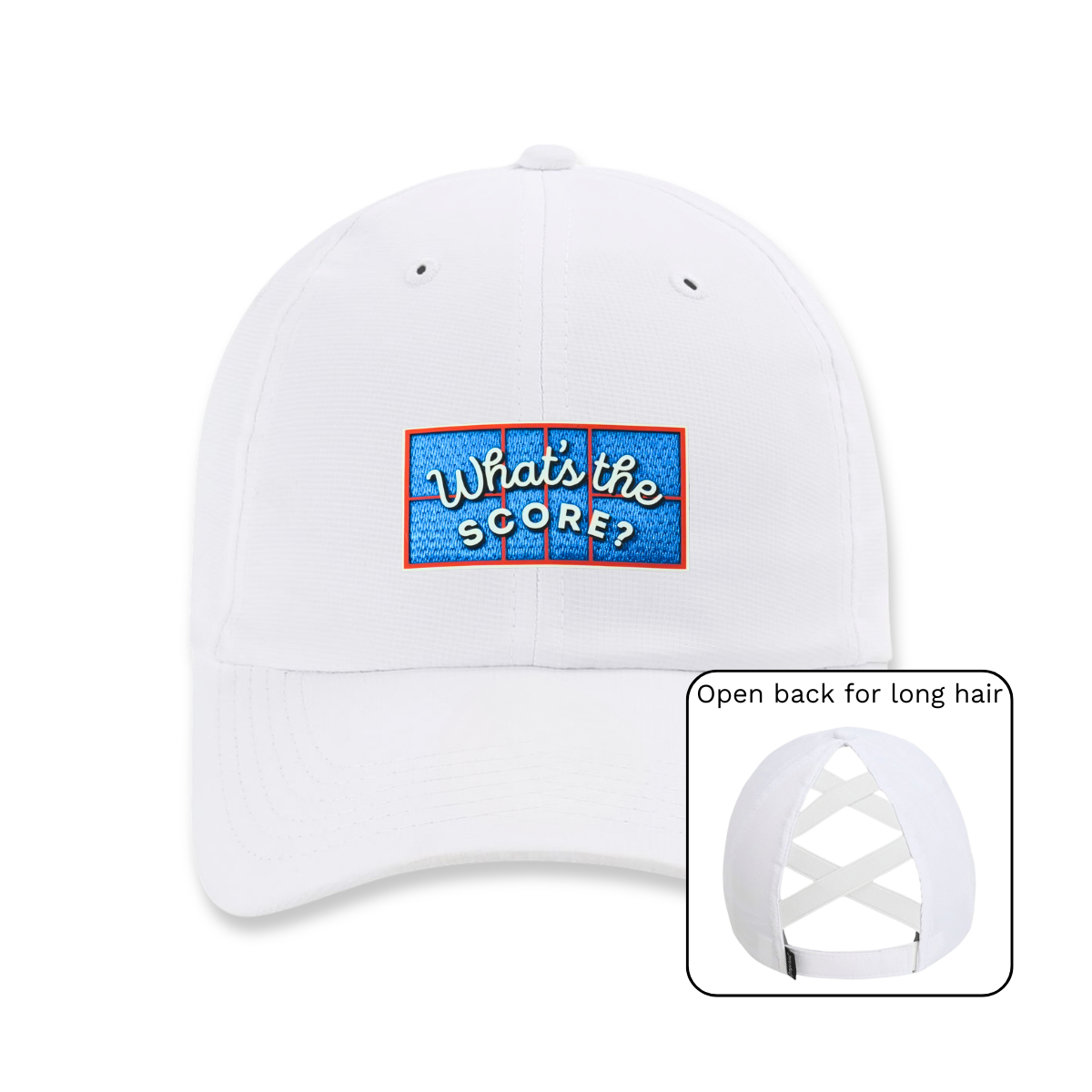 Add a great look and comfort with the Cheers Pickleball Performance Dad Ponytail Hat, perfect for outdoor activities and all-day wear