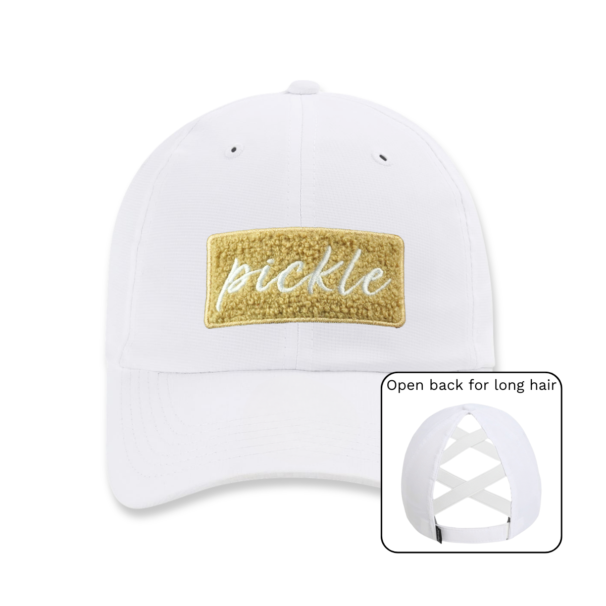 Add a great look and comfort with the Cheers Pickleball Performance Dad Ponytail Hat, perfect for outdoor activities and all-day wear