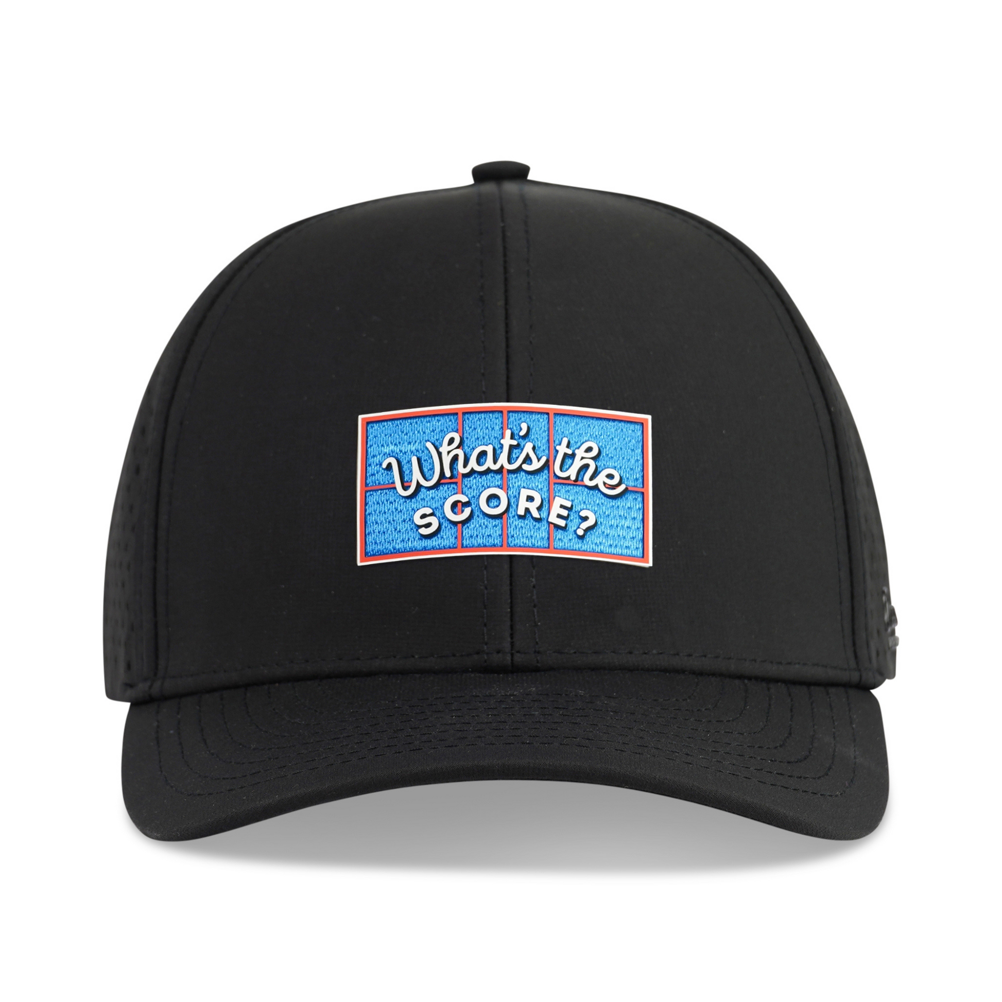 What's the Score? | 6-Panel Hat elevates your style with class while bringing comfort & performance on and off the court.