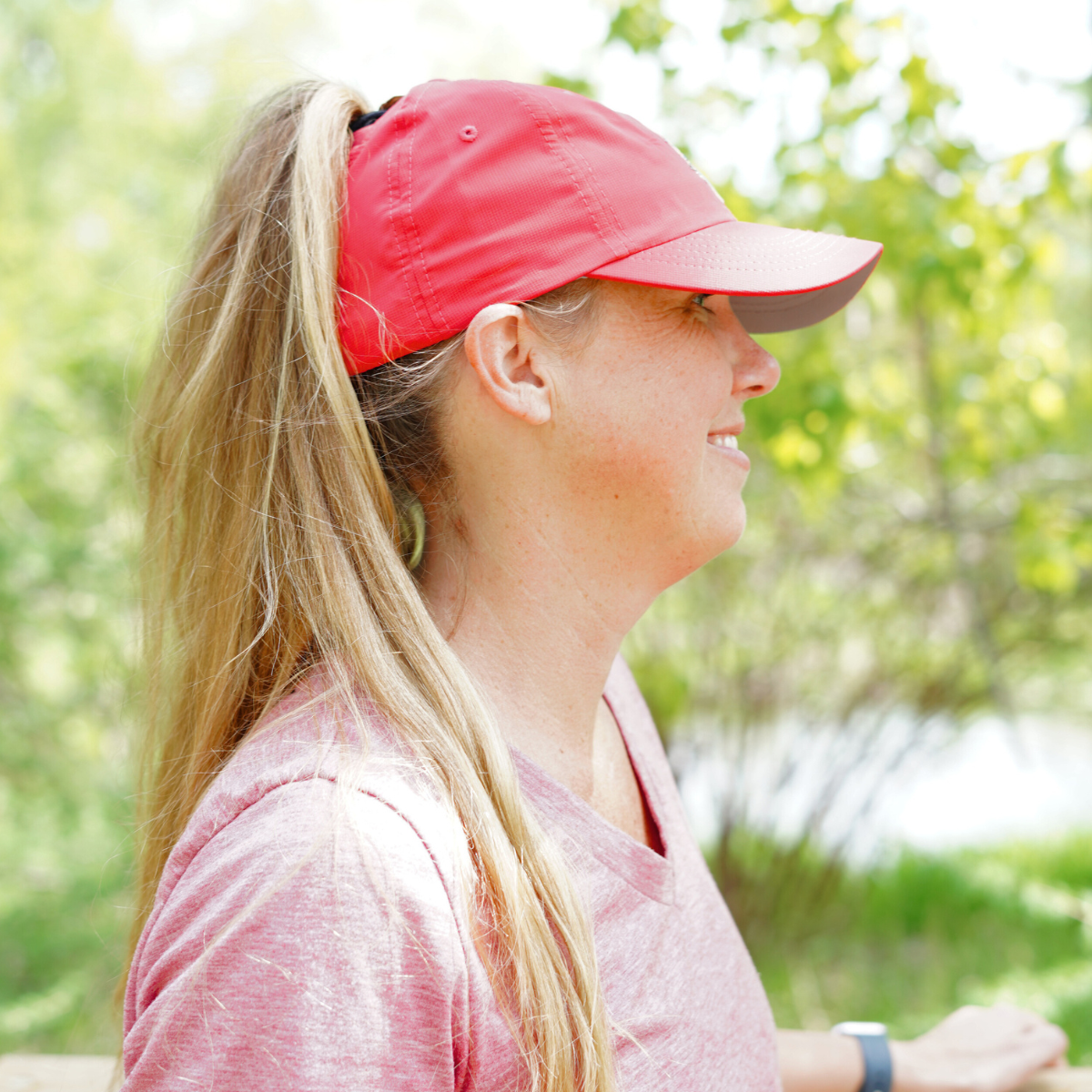 Sunset Sway | Performance Dad Ponytail Hat