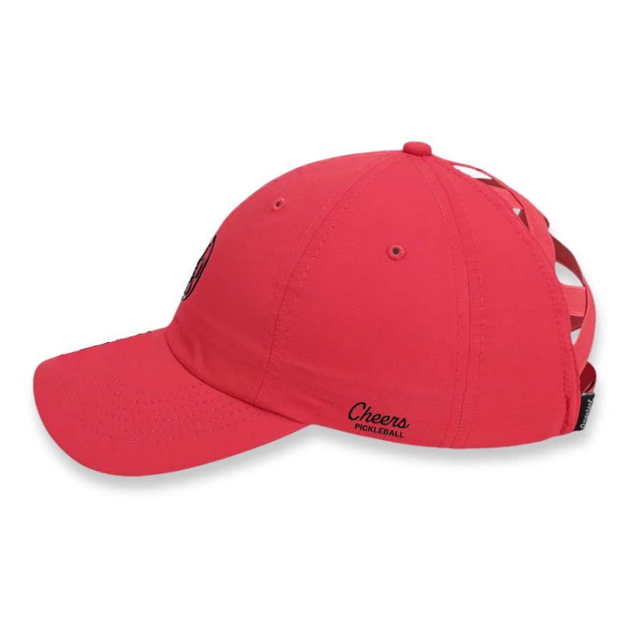 Add a great look and comfort with the Cheers Pickleball Performance Dad Ponytail Hat, perfect for outdoor activities and all-day wear