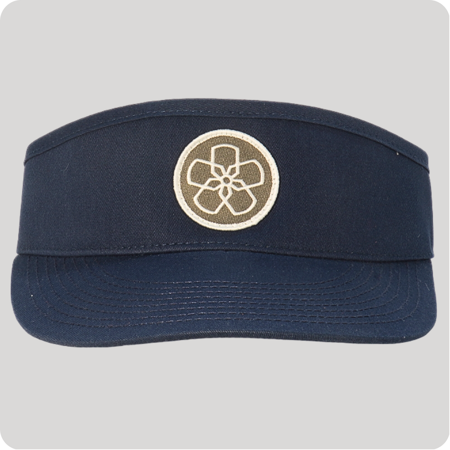 Big Ass Pickleball Visor | Gray Hibiscus | Navy