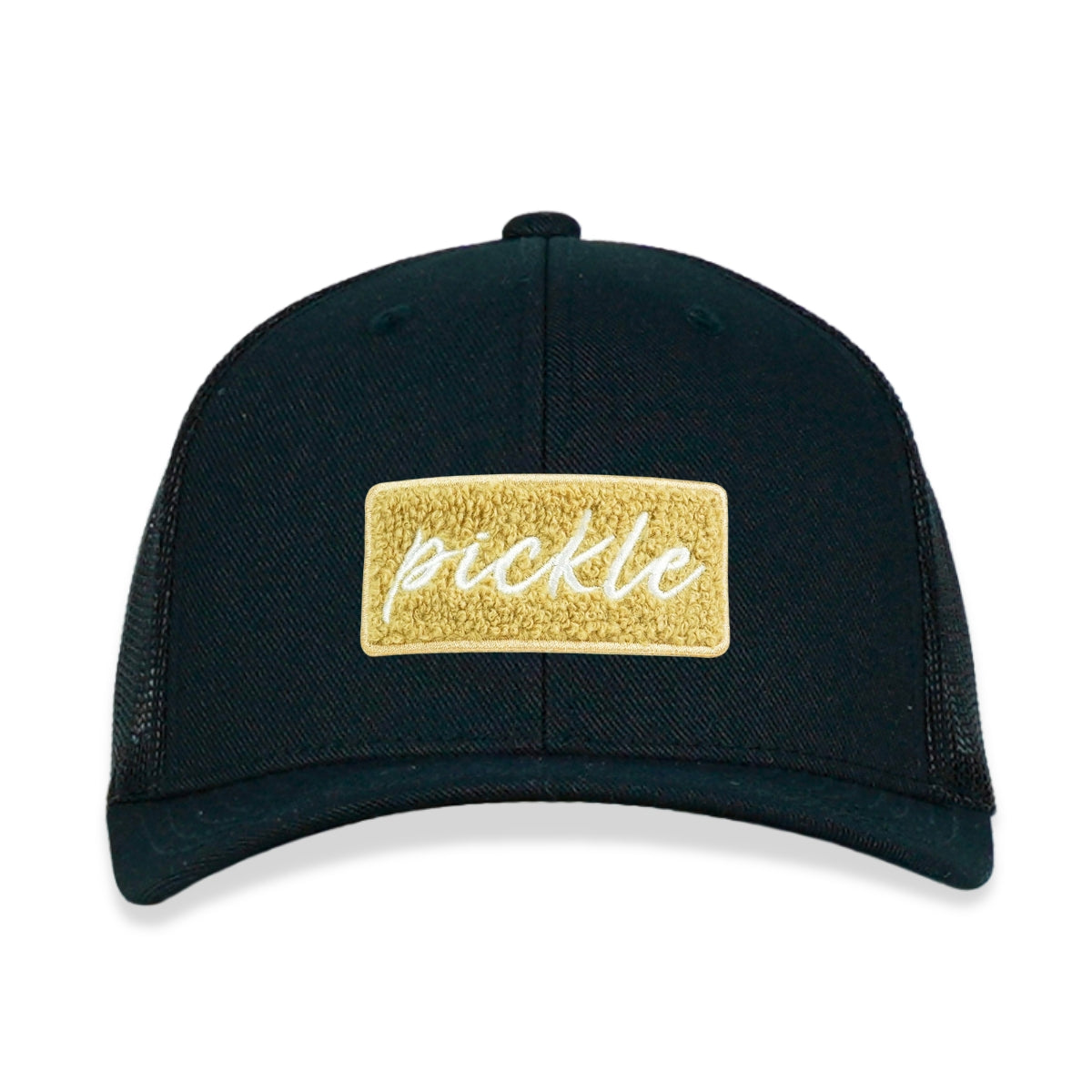 Varsity in Tan | Classic Trucker Hat