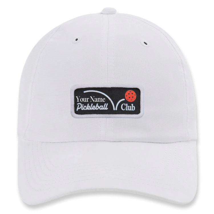 Cheers Pickleball Evergreen Fit Hat, custom-made for your club, featuring  the Spirit design