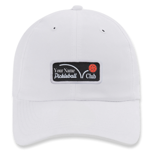 Cheers Pickleball Evergreen Fit Hat, custom-made for your club, featuring  the Spirit design