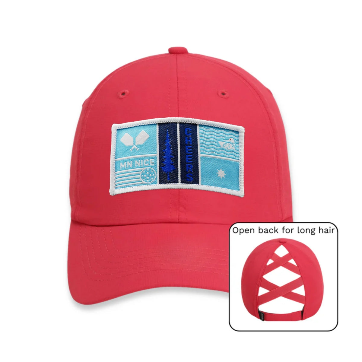 Evergreen Ponytail Pickleball Hat | MN Nice