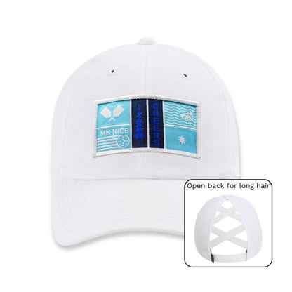 Evergreen Ponytail Pickleball Hat | MN Nice