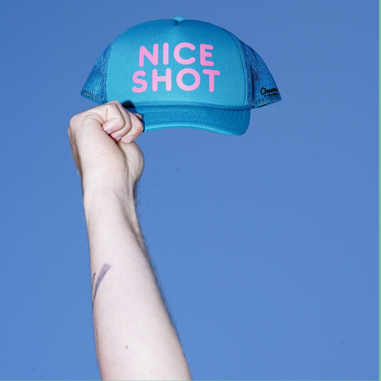 Limited Edition Foamie Trucker | Nice Shot in Relaxed Blue