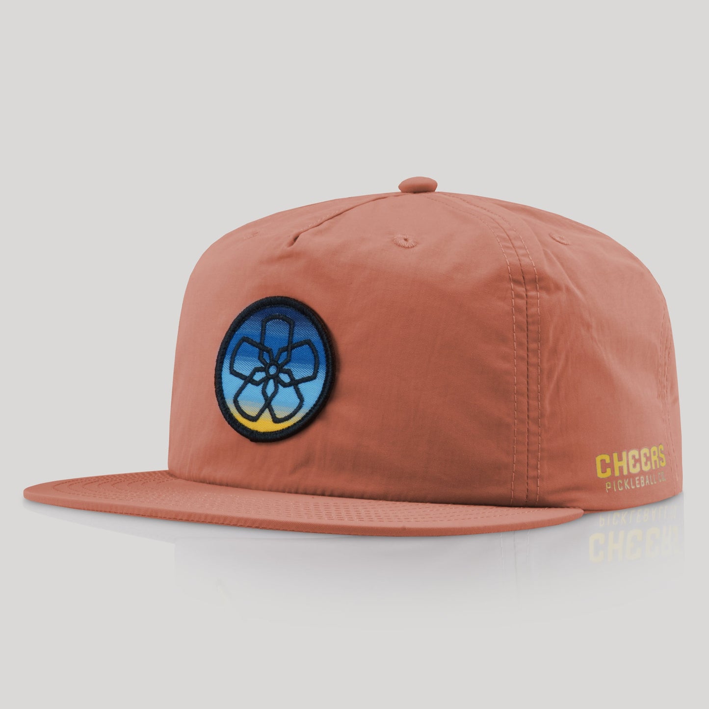 Coastal Vibe Pickleball Hat | Sunset Hibiscus | Clay