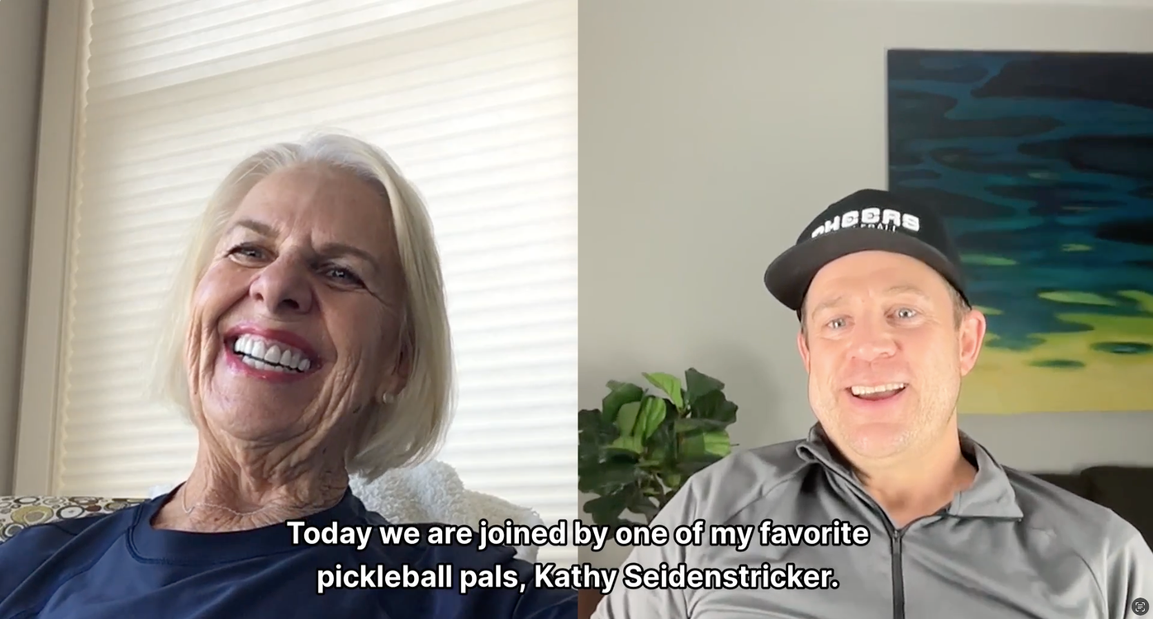 Load video: Our very first podcast where we interview amateur pickleball players to understand what they love about the sport and anywhere else the conversation leads.