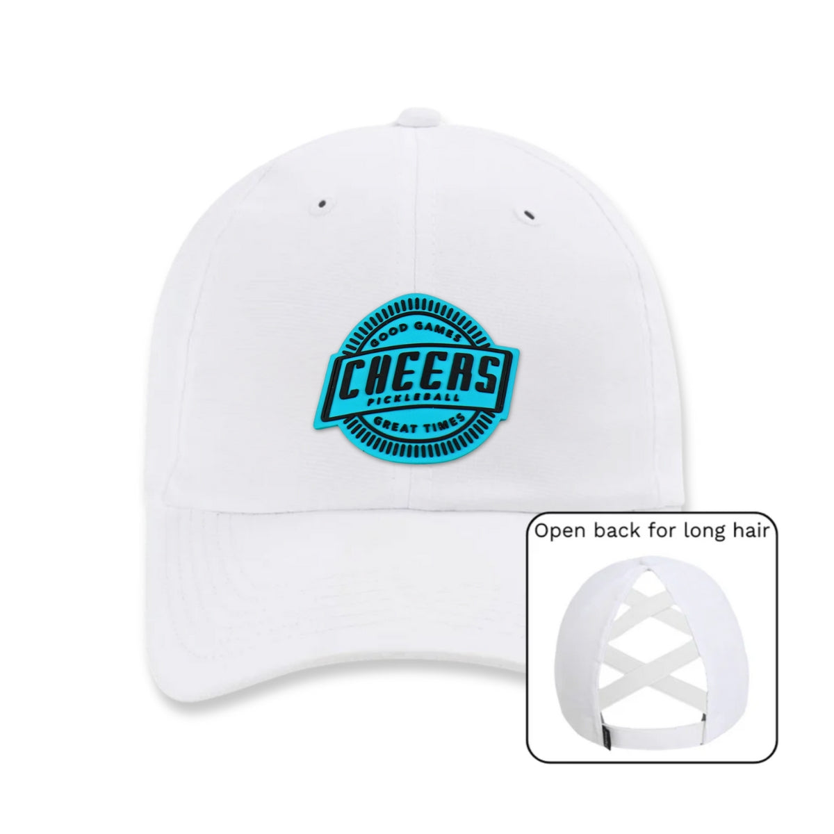 Good Game, Blue | Performance Dad Ponytail Hat