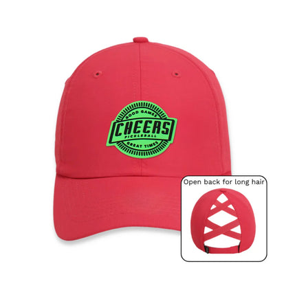 Good Game, Green | Performance Dad Ponytail Hat