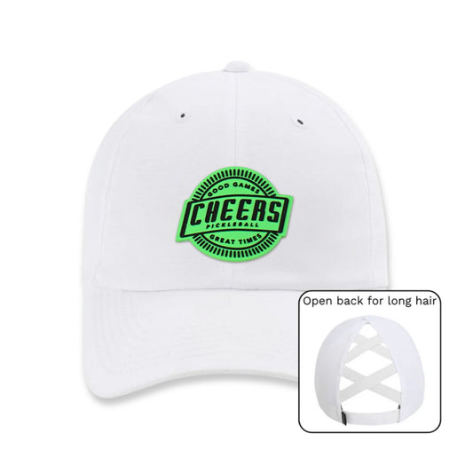 Good Game, Green | Performance Dad Ponytail Hat