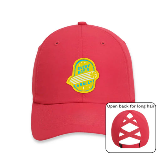 Every Day's a Rally | Performance Dad Ponytail Hat