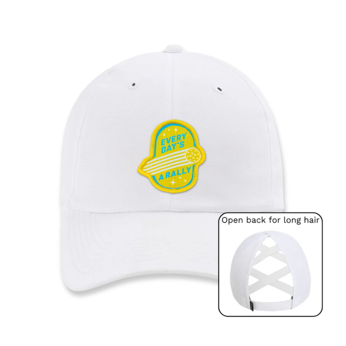 Every Day's a Rally | Performance Dad Ponytail Hat