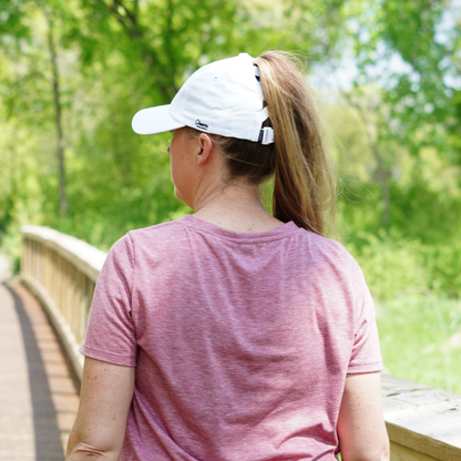 Varsity in Red | Performance Dad Ponytail Hat