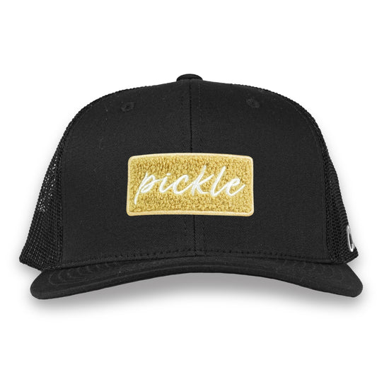 Varsity in Tan | Classic Trucker Hat