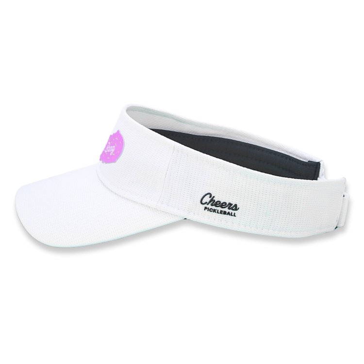 Stay cool and enjoy a great look with the Sunnyside Visor by Cheers Pickleball, perfect for sunny days on or off the court.