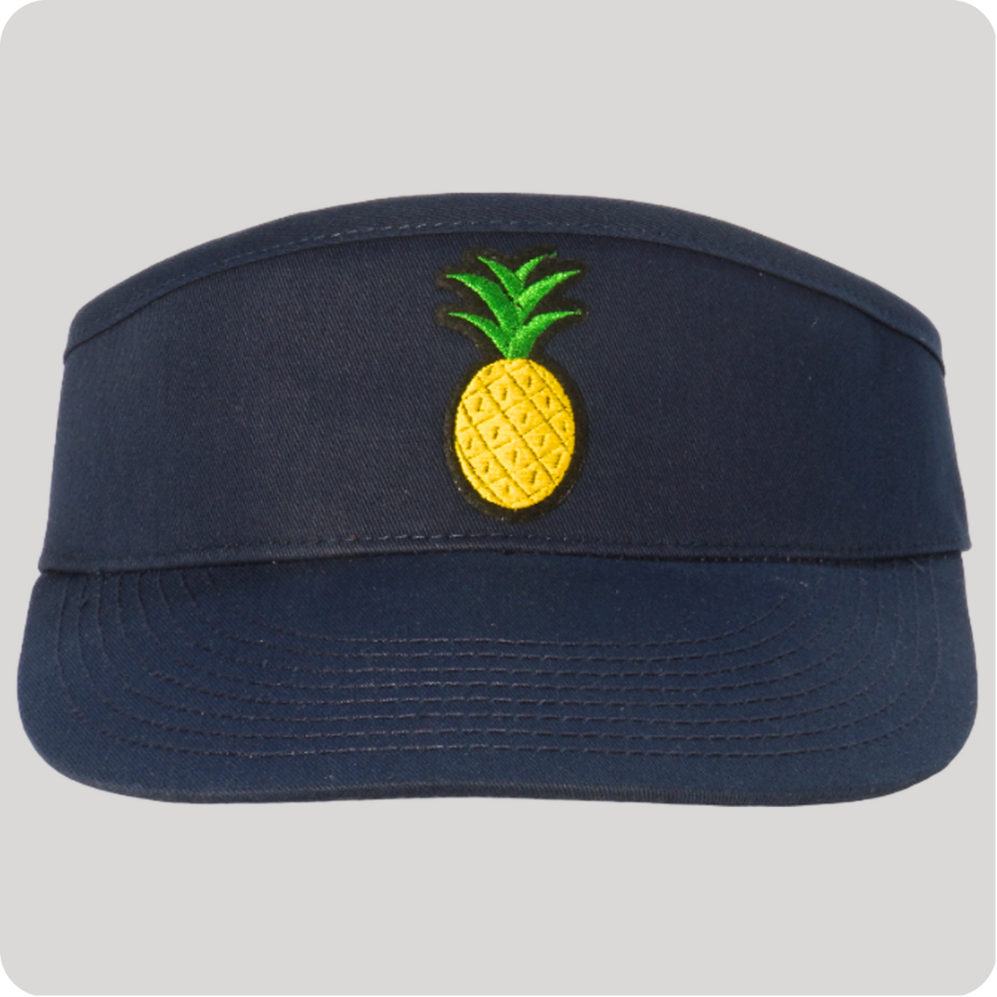 Big Ass Pickleball Visor | Pineapple| Navy