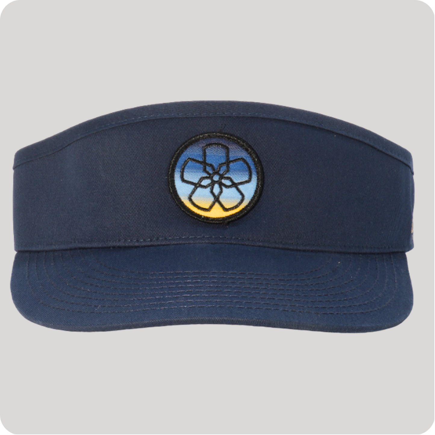 Big Ass Pickleball Visor | Sunset Hibiscus | Navy