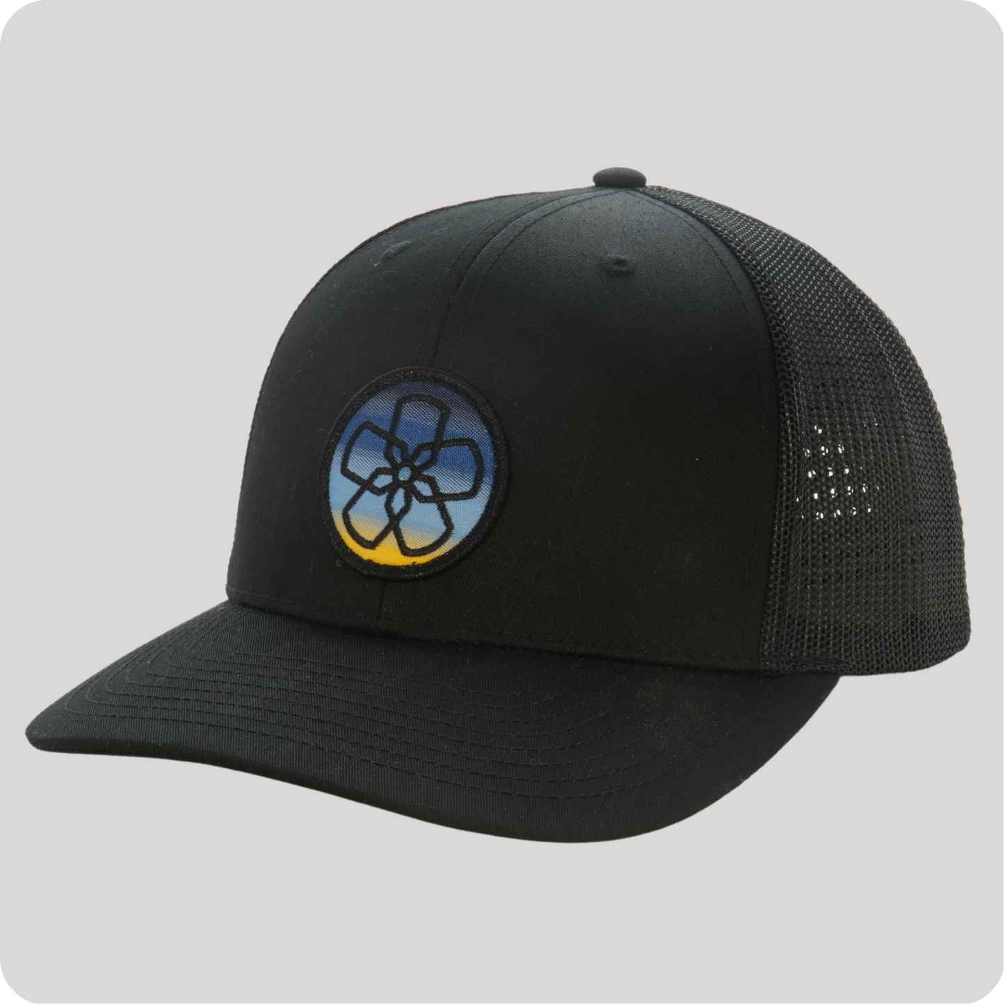 Trucker Pickleball Hat | Sunset Hibiscus